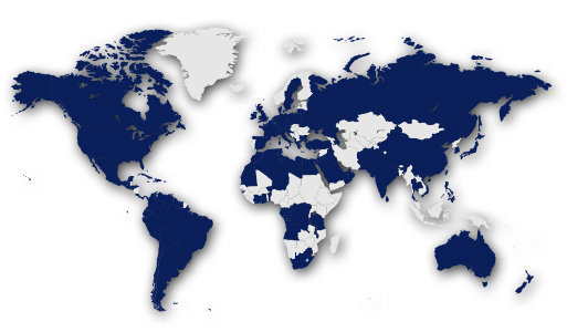 Interra World Map - Global Food Distributor